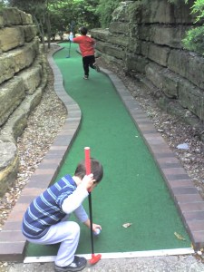 Joshua running and Jonah