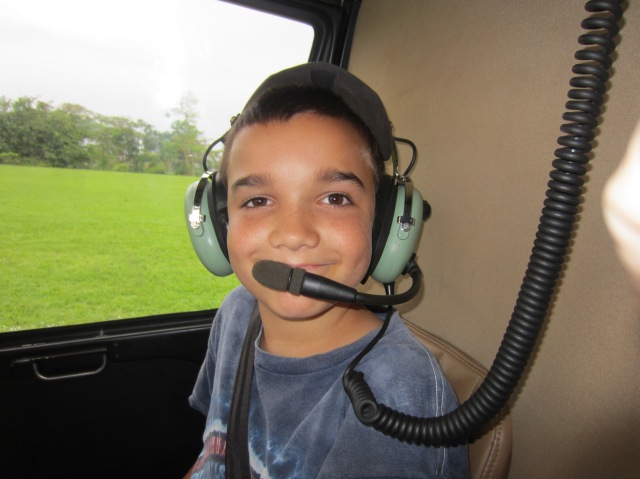 Jonah helicopter ride