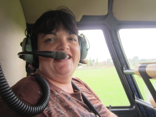 DeAnna helicopter ride